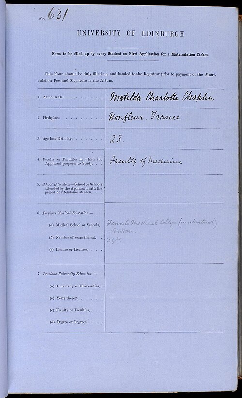 Portrait: Matilda Chaplin Ayrton