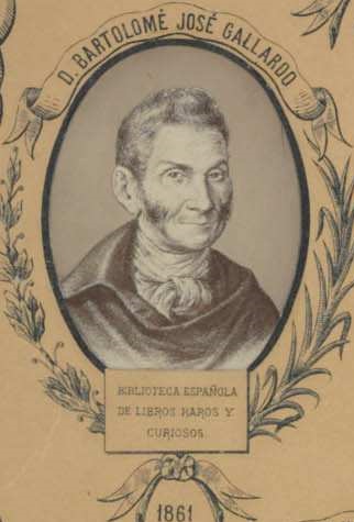 Portrait: Bartolomé José Gallardo