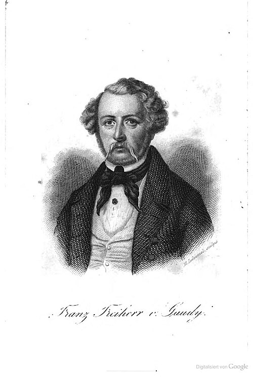 Retrato: Franz von Gaudy