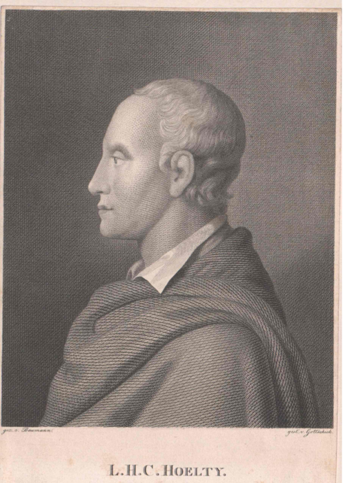 Retrato: Ludwig Christoph Heinrich Hölty
