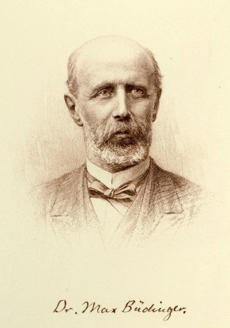 Portrait: Max Büdinger