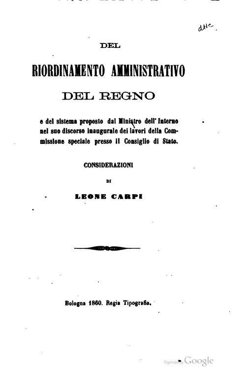 Retrato: Leone Carpi