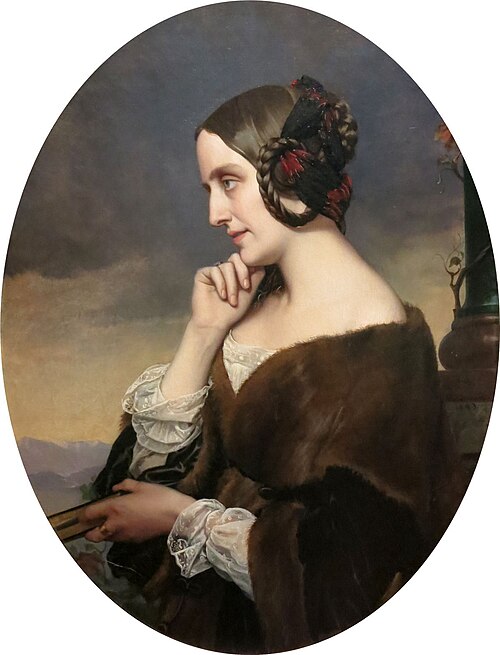 Retrato: Marie d'Agoult