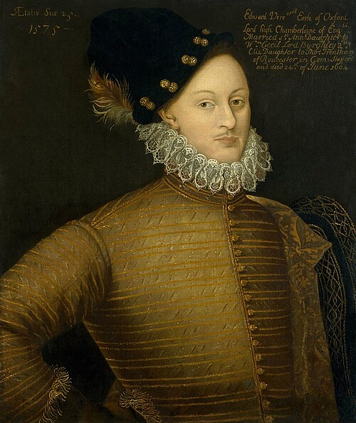 Portrait: Edward de Vere, 17th Earl of Oxford