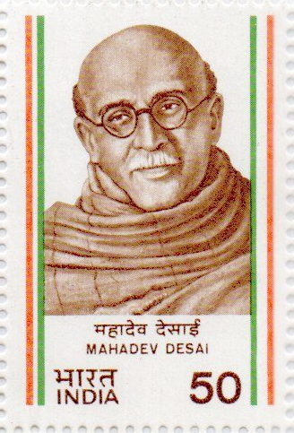 Retrato: Mahadev Desai