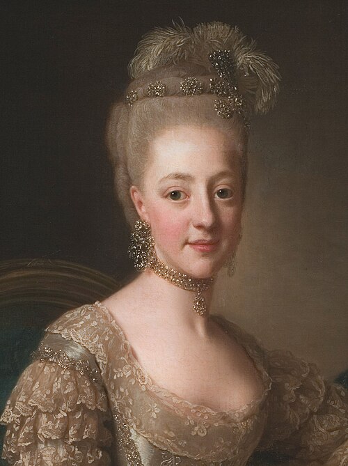 Retrato: Carlota de Holstein-Gottorp
