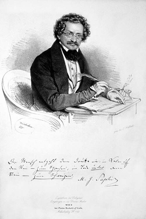 Portrait: Moritz Gottlieb Saphir