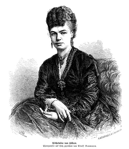 Retrato: Wilhelmine von Hillern