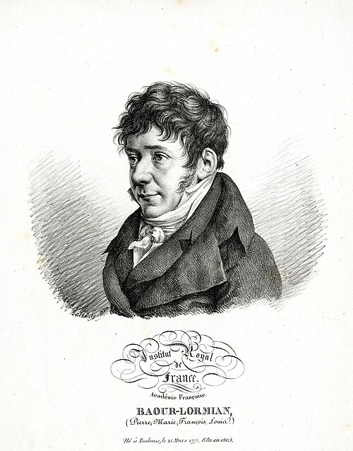 Portrait: Pierre-Marie-François Baour-Lormian