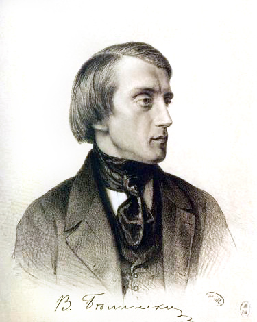 Retrato: Visarión Belinski