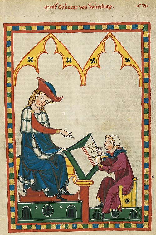 Retrato: Konrad von Würzburg